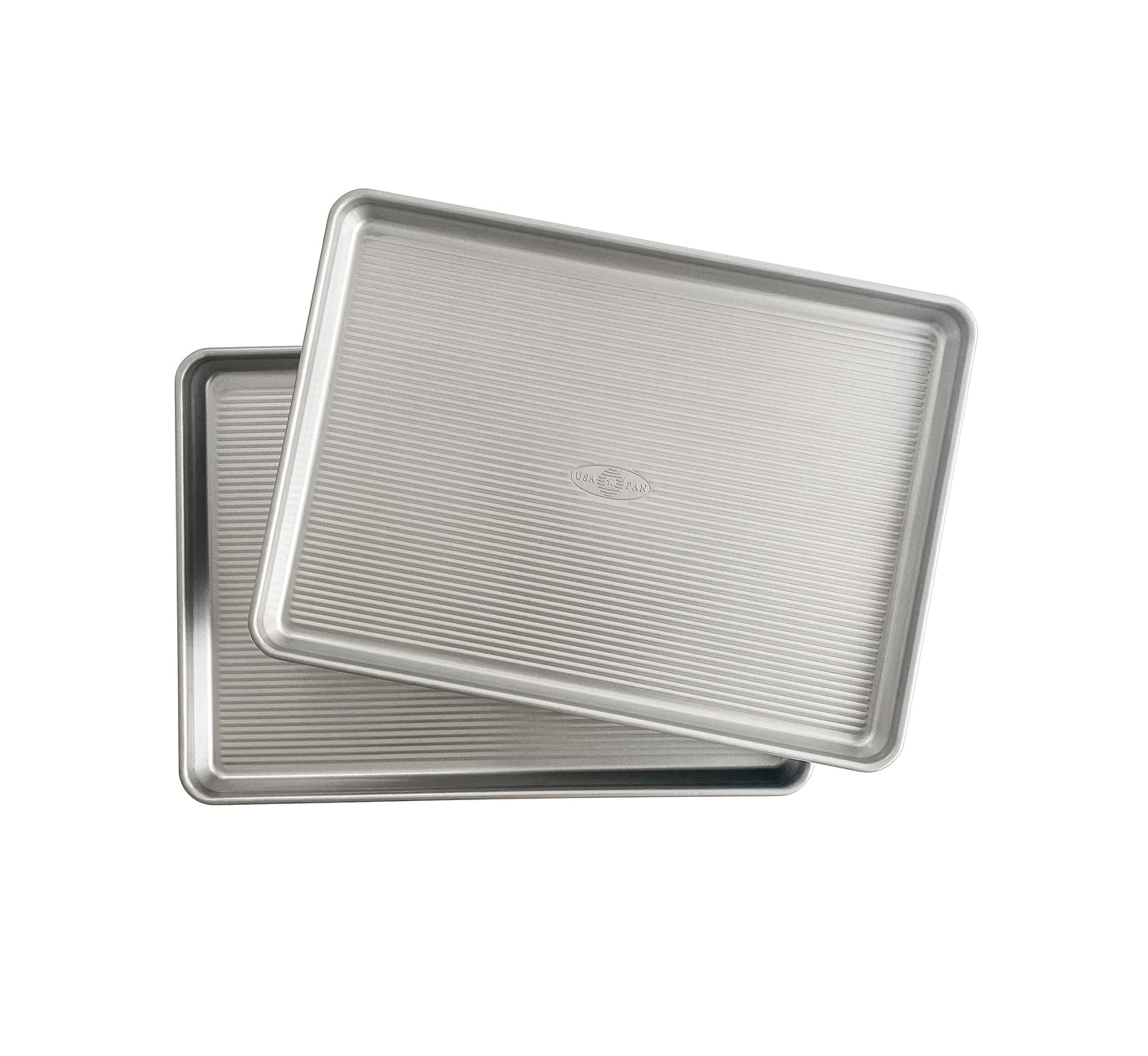 USA Pan Global Nonstick Aluminum Half Sheet Pan, Set of 2