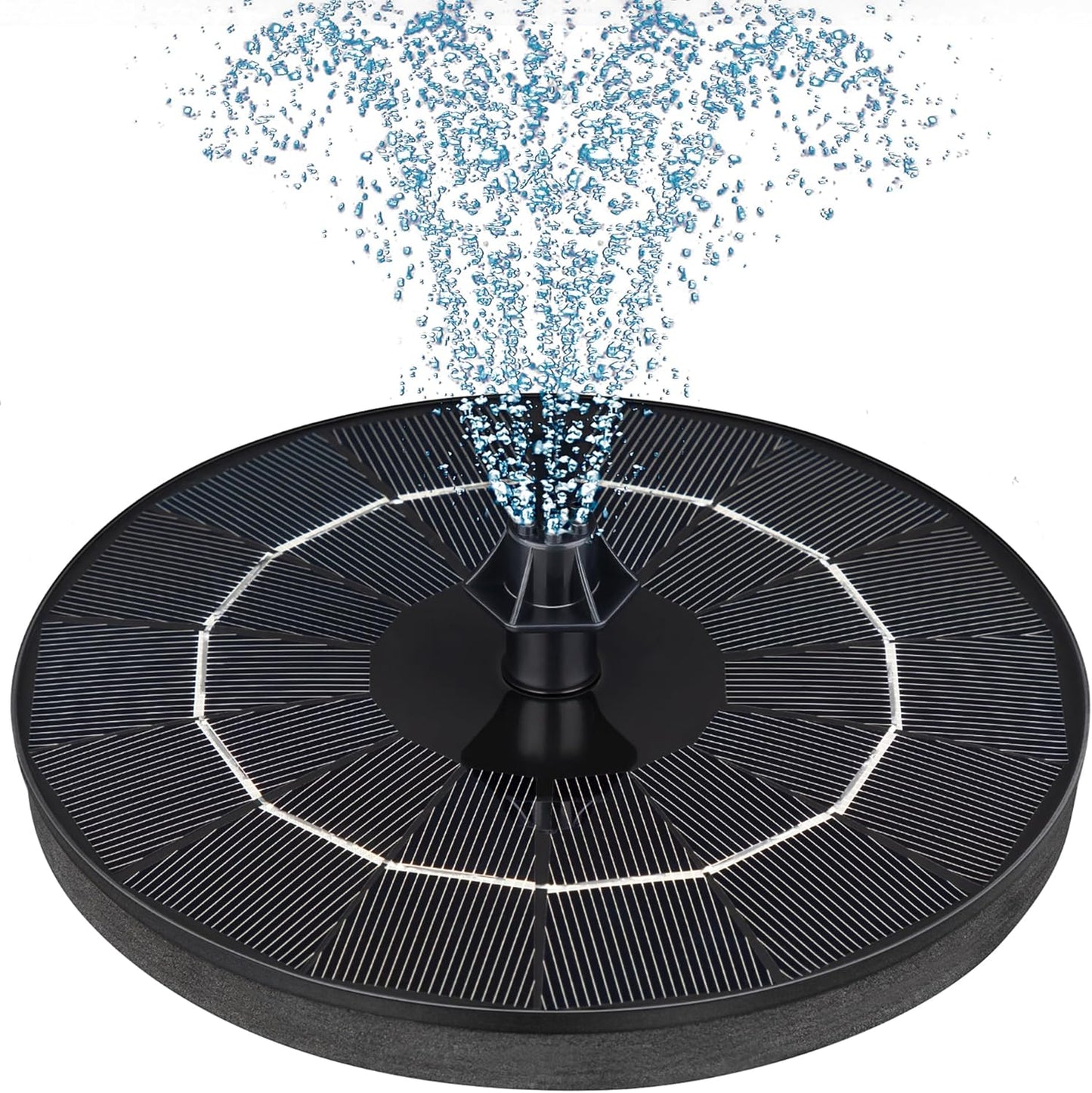 Mademax Solar Fountain - Upgraded Pump with 4 Nozzles for Bird Baths, Gardens, Ponds & Pools