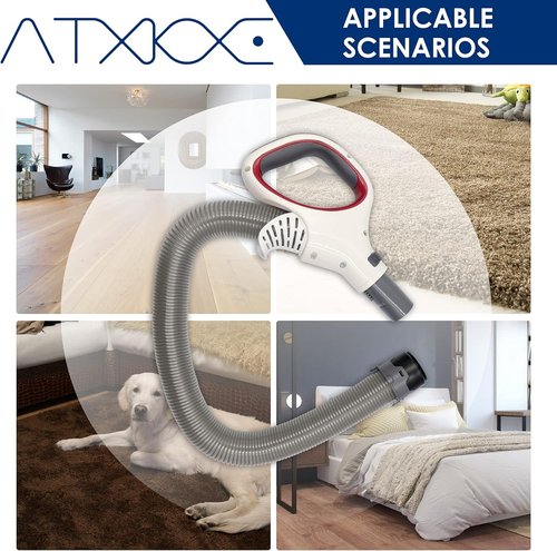 ATXKXE Vacuum Hose Handle Replacement - Compatible with Shark Rotator Professional Models NV500-NV520 | Red