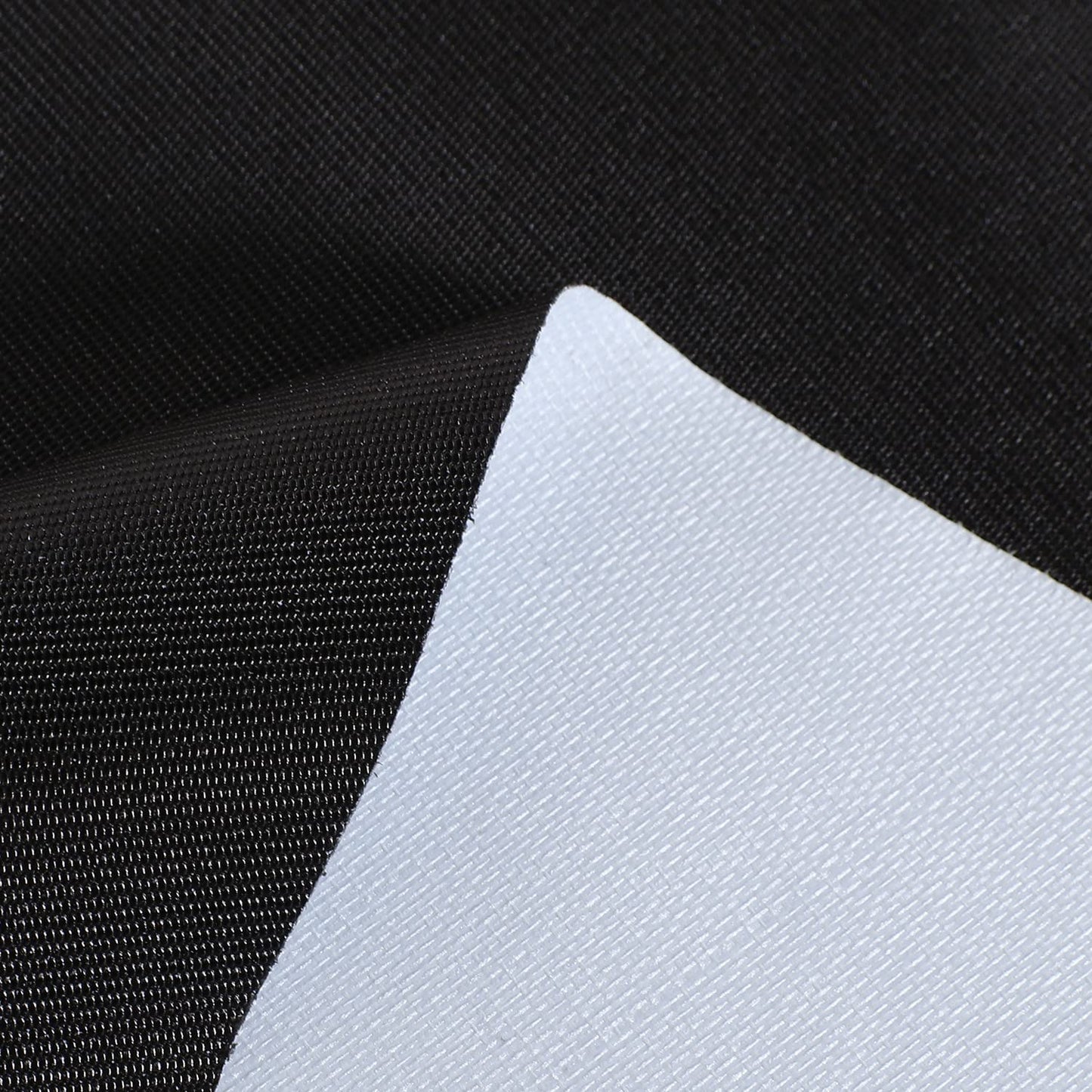 sancua 100% Waterproof Round PVC Tablecloth - 60 Inch - Oil Proof Spill Proof Vinyl Table Cloth, Wipe Clean Table Cover for Dining Tables, Buffet Parties and Camping, Black
