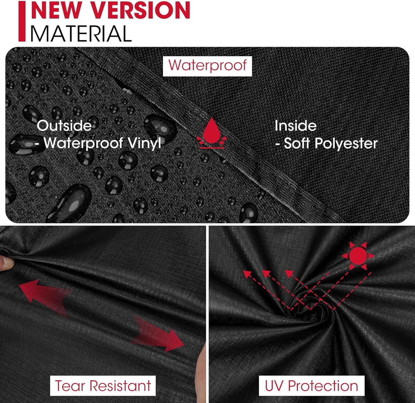 Unicook Vertical Smoker Cover - Waterproof BBQ Protector for Pit Boss 4, 5, 7 Series Grills