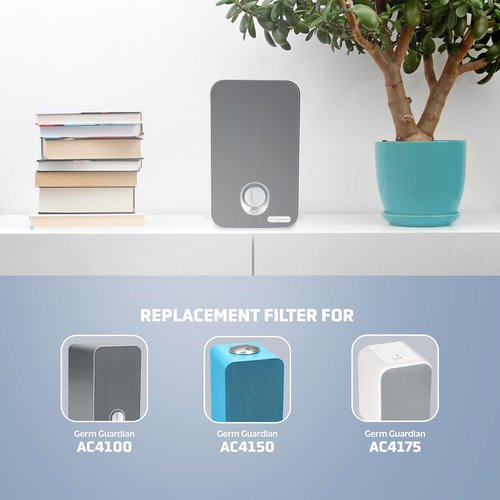 Germ Guardian True HEPA Replacement Filter E - Compatible with AC4100, AC4150P, AC4150BL | High-Quality Air Purification