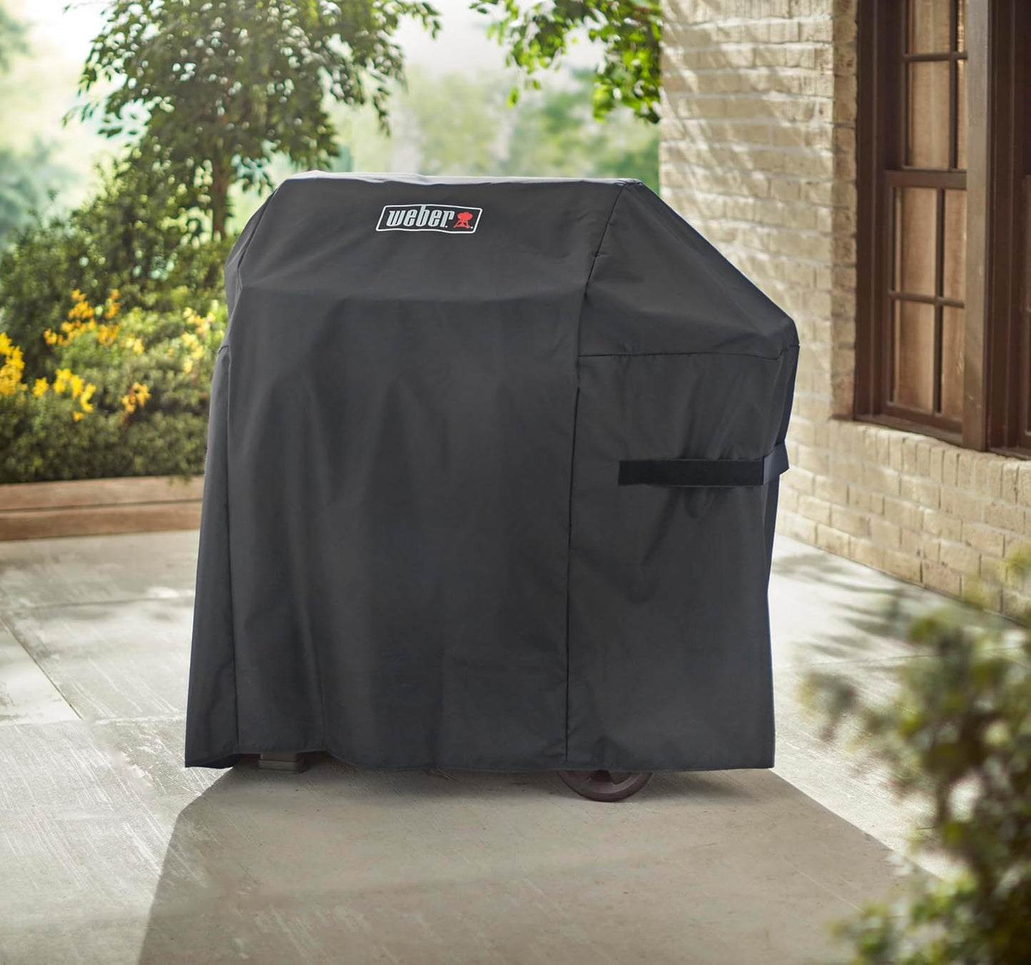 Weber Premium Grill Cover - Water-Resistant Protection for Large Spirit Series Gas Grills | Black