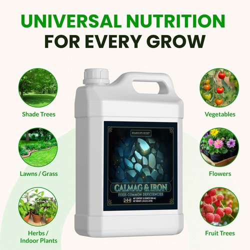 Humboldts Secret CalMag & Iron | Calcium, Magnesium & Chelated Iron Nutrient Fertilizer | Hydroponic Supplies for Vegetative & Flowering Growth in Soil, Coco, Hydroponics or RO Water | 32 Ounce