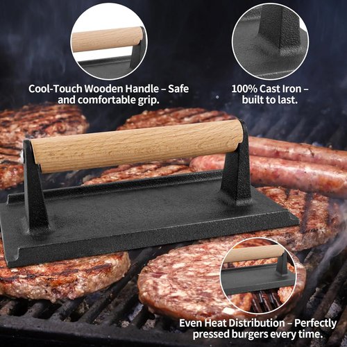 Blackstone 42PCS Griddle Accessories Kit - Professional Flat Top Grill Tools Set with Enlarged Spatulas & Carry Bag
