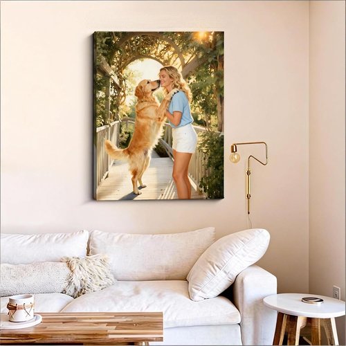 Heamubo Custom Canvas Prints - Personalized Family Wall Art Gift | Fast Next Day Shipping