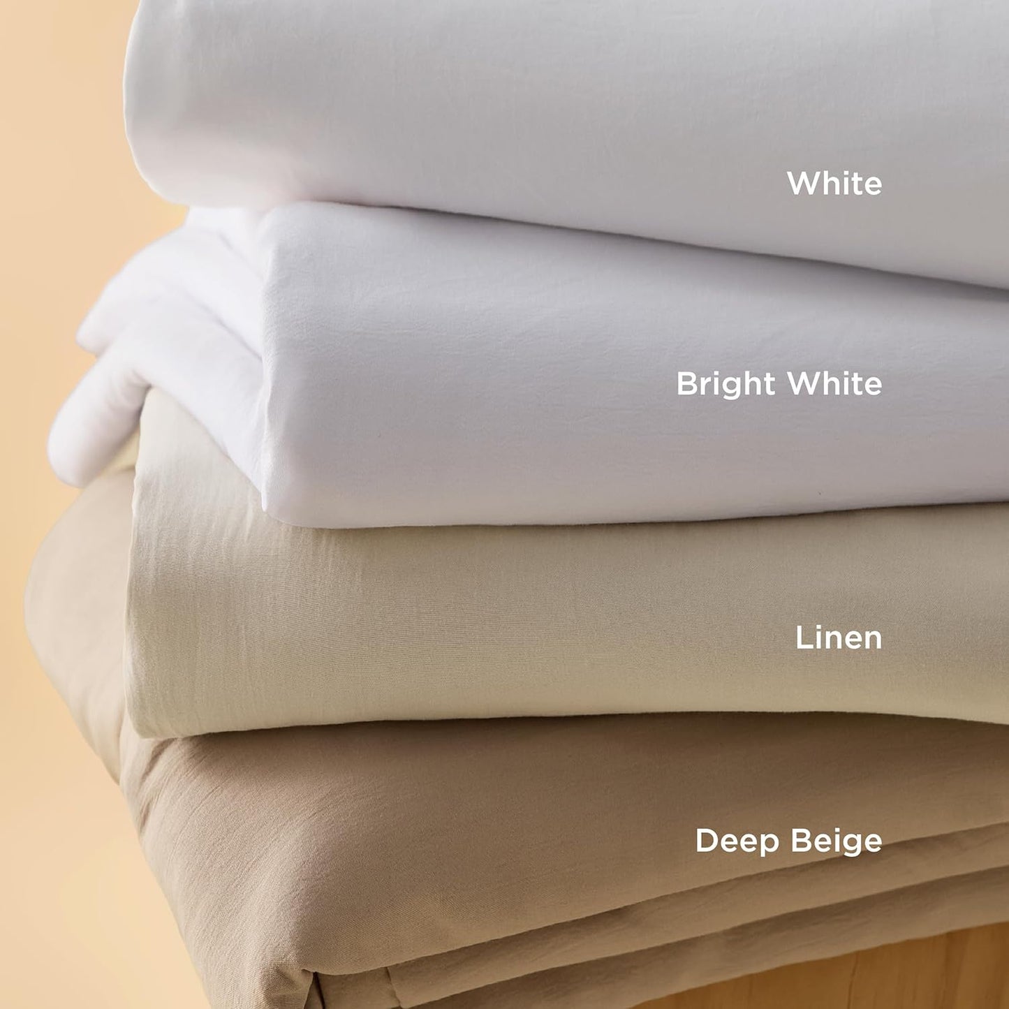 Bedsure Oversized King Duvet Cover Set - Extra Soft Prewashed Cotton-Like Polyester, 120''x98'' with Zipper Closure & 2 Pillow Shams