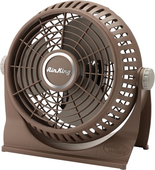 Air King 9525 9-Inch Pivot Fan - 2-Speed Adjustable Airflow for Optimal Comfort
