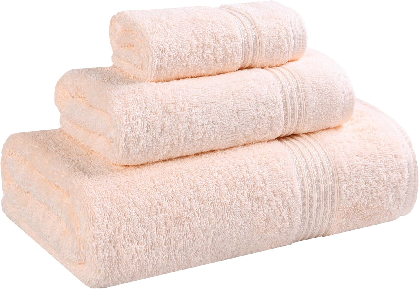 Superior Egyptian Cotton 6-Piece Towel Set, Bathroom Essentials, Towels For Bathroom, Apartment, Airbnb, Guest Bath, Face, Hand, Bath Towels, Washcloths, Absorbent, Fast Drying, Royal Purple