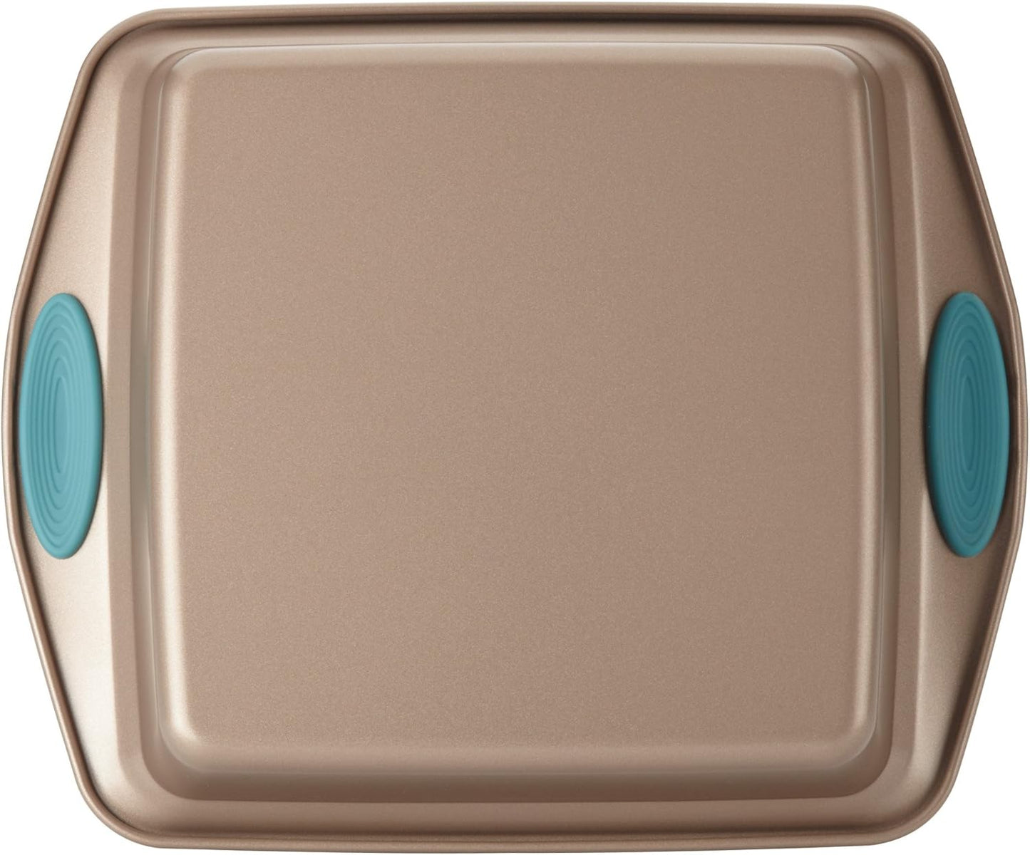 Rachael Ray Cucina Nonstick Baking Pan - 9 Inch Square Cake Pan in Brown Finish