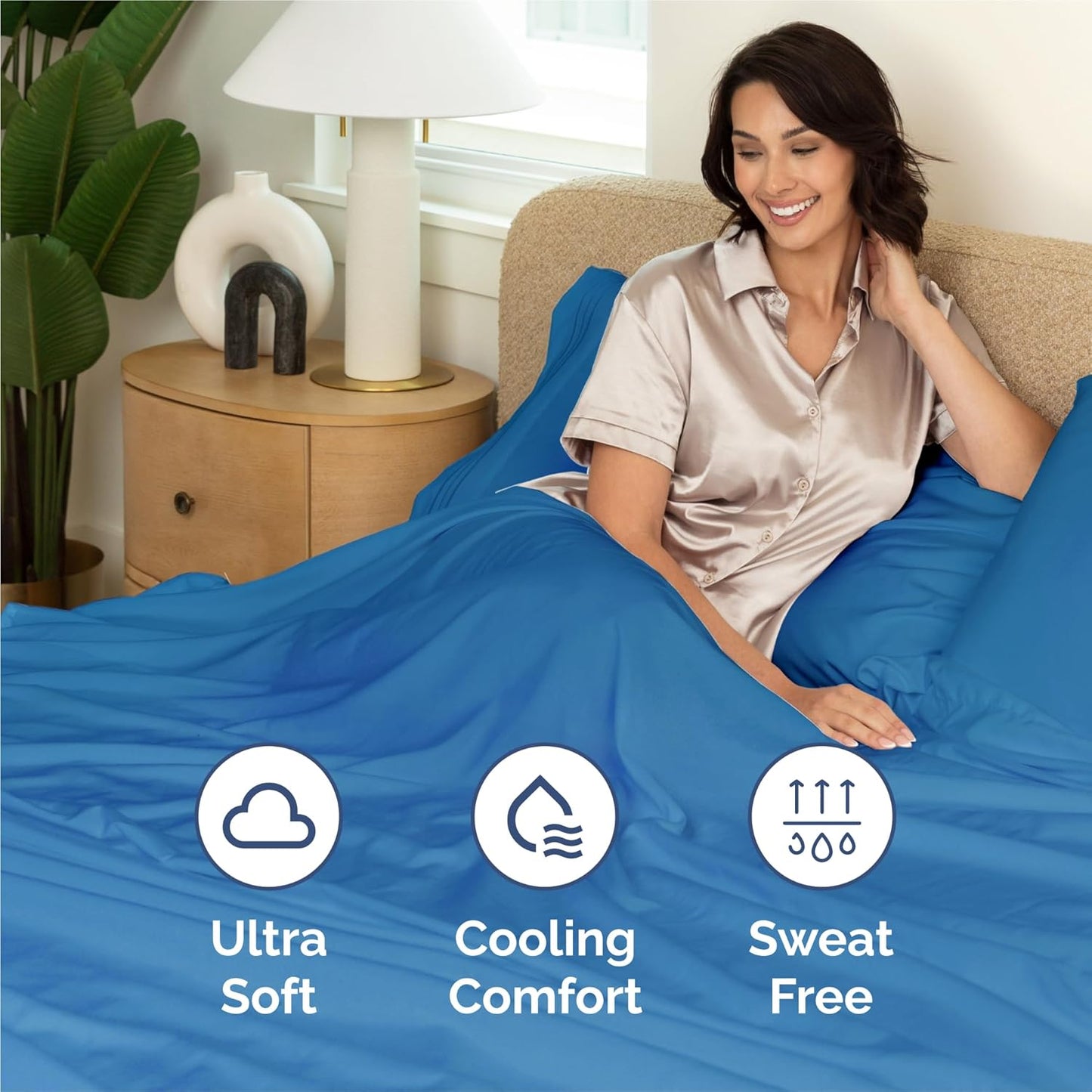 Royal Blue King Size 4-Piece Sheet Set | Comfy, Breathable & Cooling Luxury Bedding - Deep Pockets, Soft & Wrinkle-Free