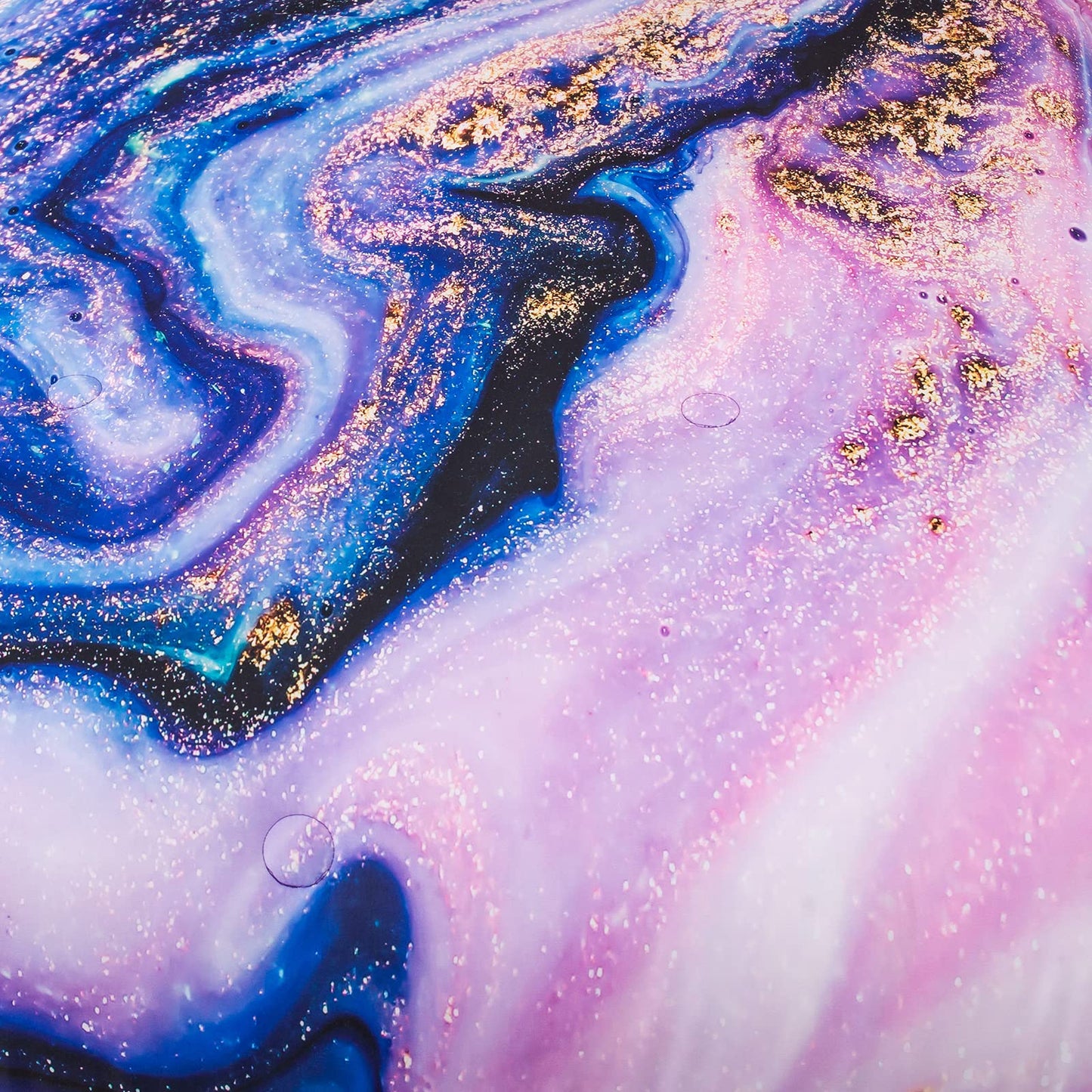 Bodhi Girls Comforter, Purple & Tie Dye Comforter Set for Kids, Queen Size, Marbling Pattern with Pillow Cover