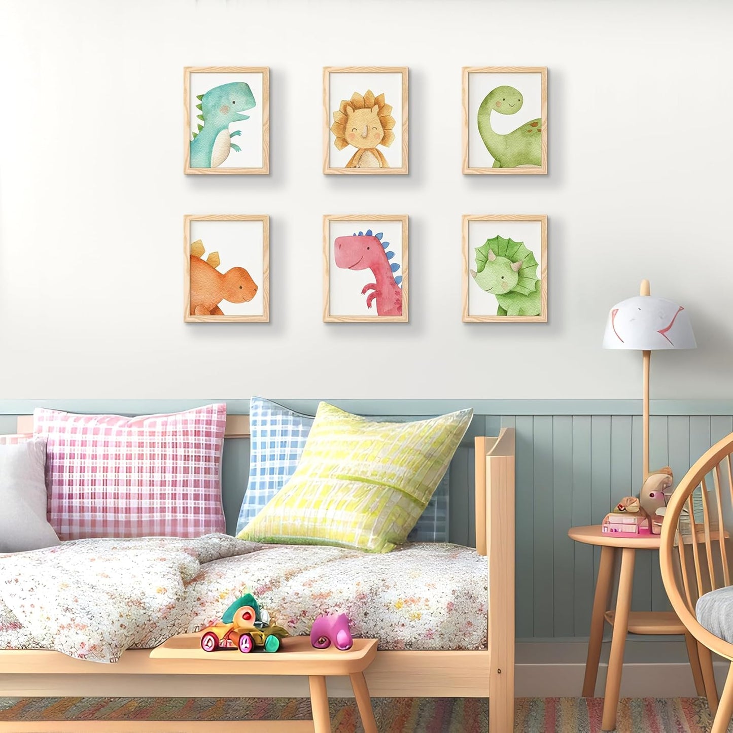 Upsimples 8x10 Picture Frame Set of 5 - Versatile Wall Gallery Frames for 5x7 or 8x10 Photos | Natural Finish