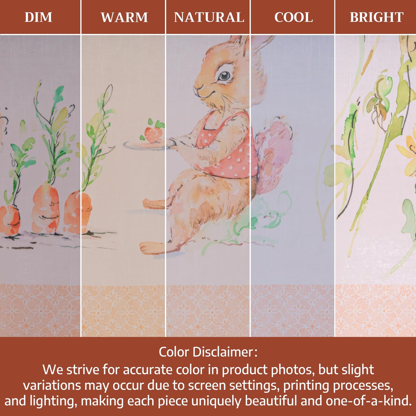 Maison d' Hermine Table Cloth Square Table 100% Cotton 54 x 54 Inches Tablecloth Reusable Decorative for Dining Kitchen Room Farmhouse Home Gifts for Mothers Day Spring Summer - Bunny Party