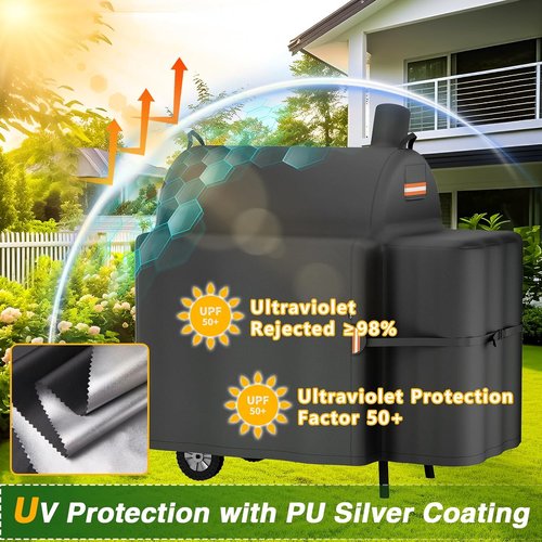 EVRBUL Outdoor Grill Cover - Waterproof 420D BBQ Protection for Royal Gourmet CC1830V 30" Grill | 43" L x 28" W x 45" H