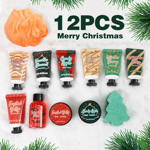 BODY & EARTH Advent Calendar 2025 - 12 Days of Spa Gifts for Women & Teens | Hand Cream & Body Lotion