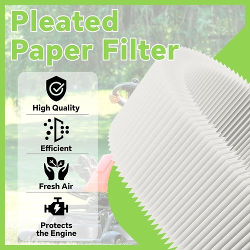 Craftsman Air Filter Replacement - 2PCS Lawn Mower Air Cleaner Cartridge for Toro 500 Series