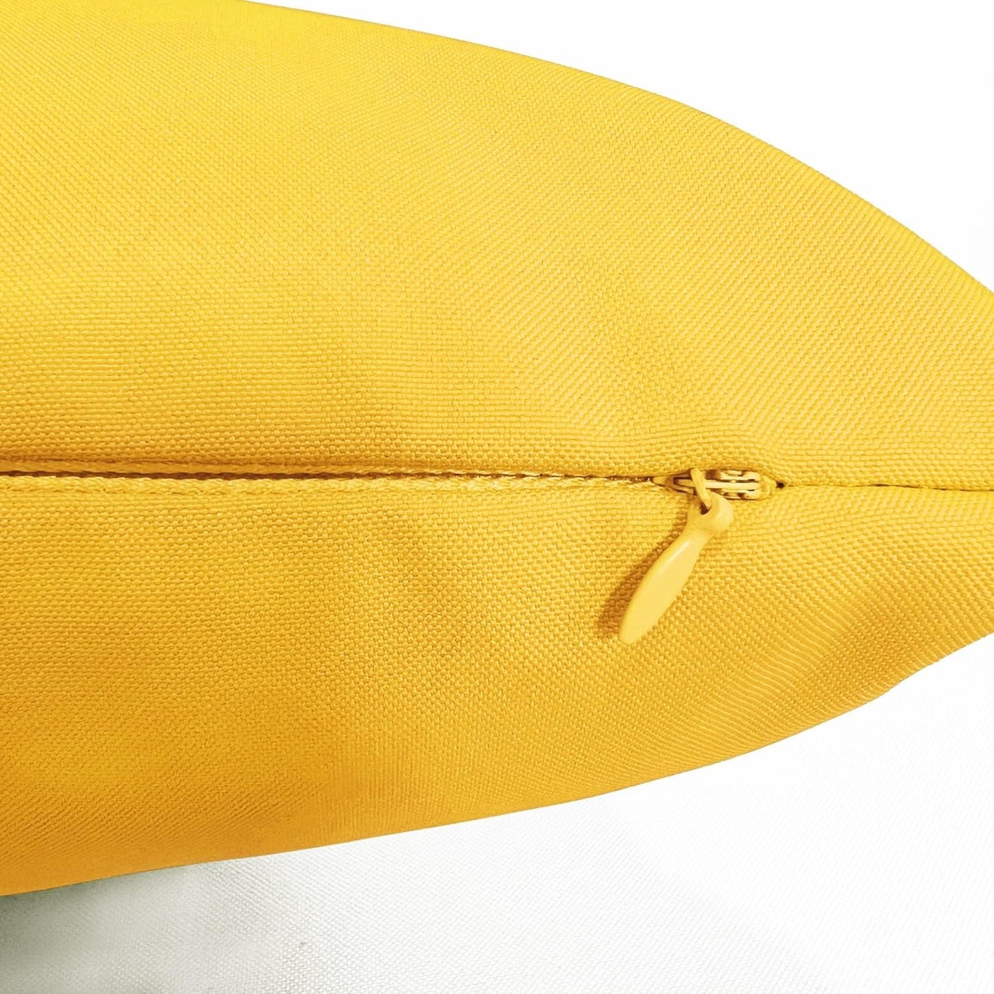 VAKADO Outdoor Waterproof Throw Pillow Covers - Set of 2 Decorative Yellow Cushions | 18x18 for Patio & Garden