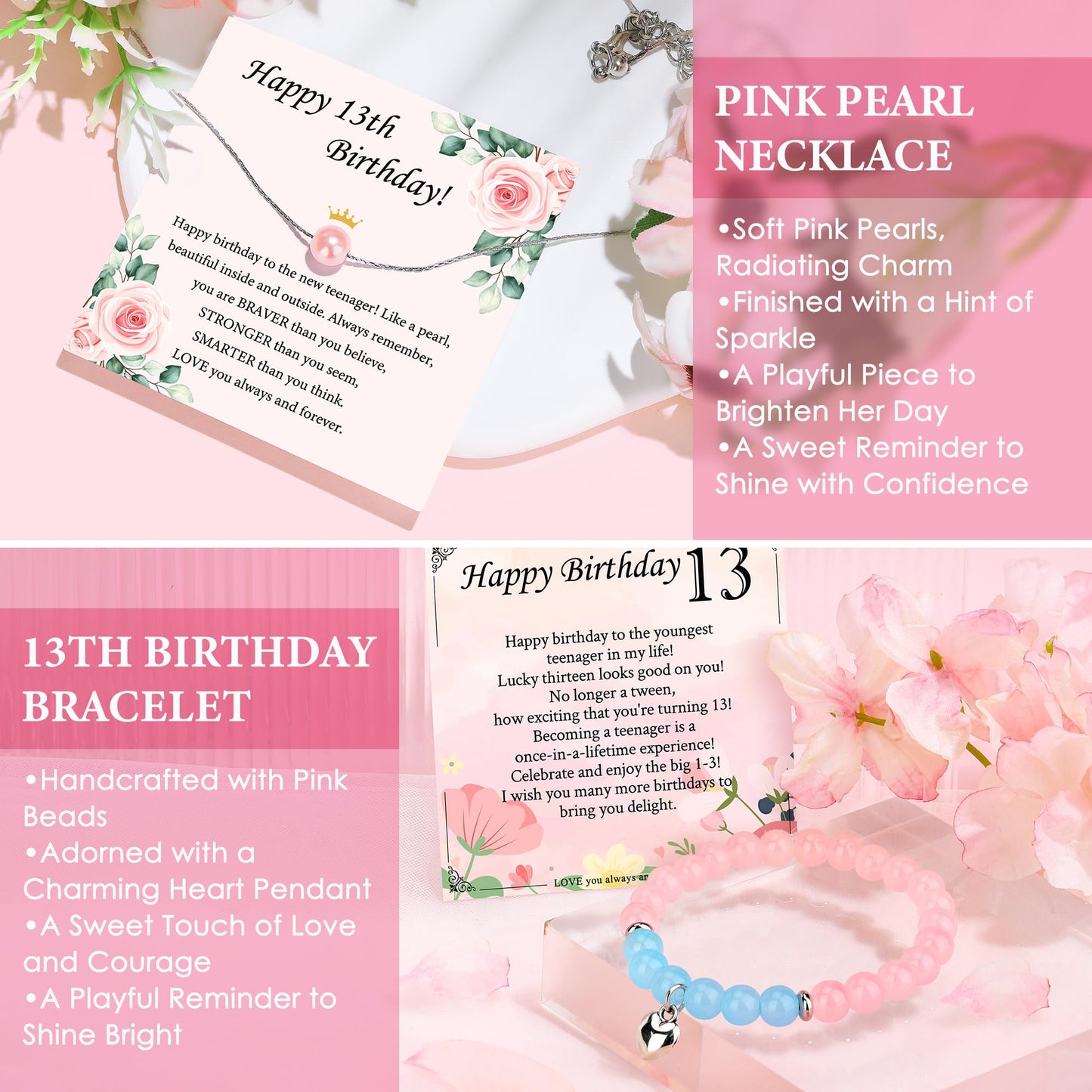 13th Birthday Gifts for Girls 13 Year Old Girl Birthday Gift for 13 Years Old Girl Gifts Trendy Stuff Cool Things for 13 Year Olds Teen Girls Teenager Happy 13th Decorations Present Ideas with Tumbler