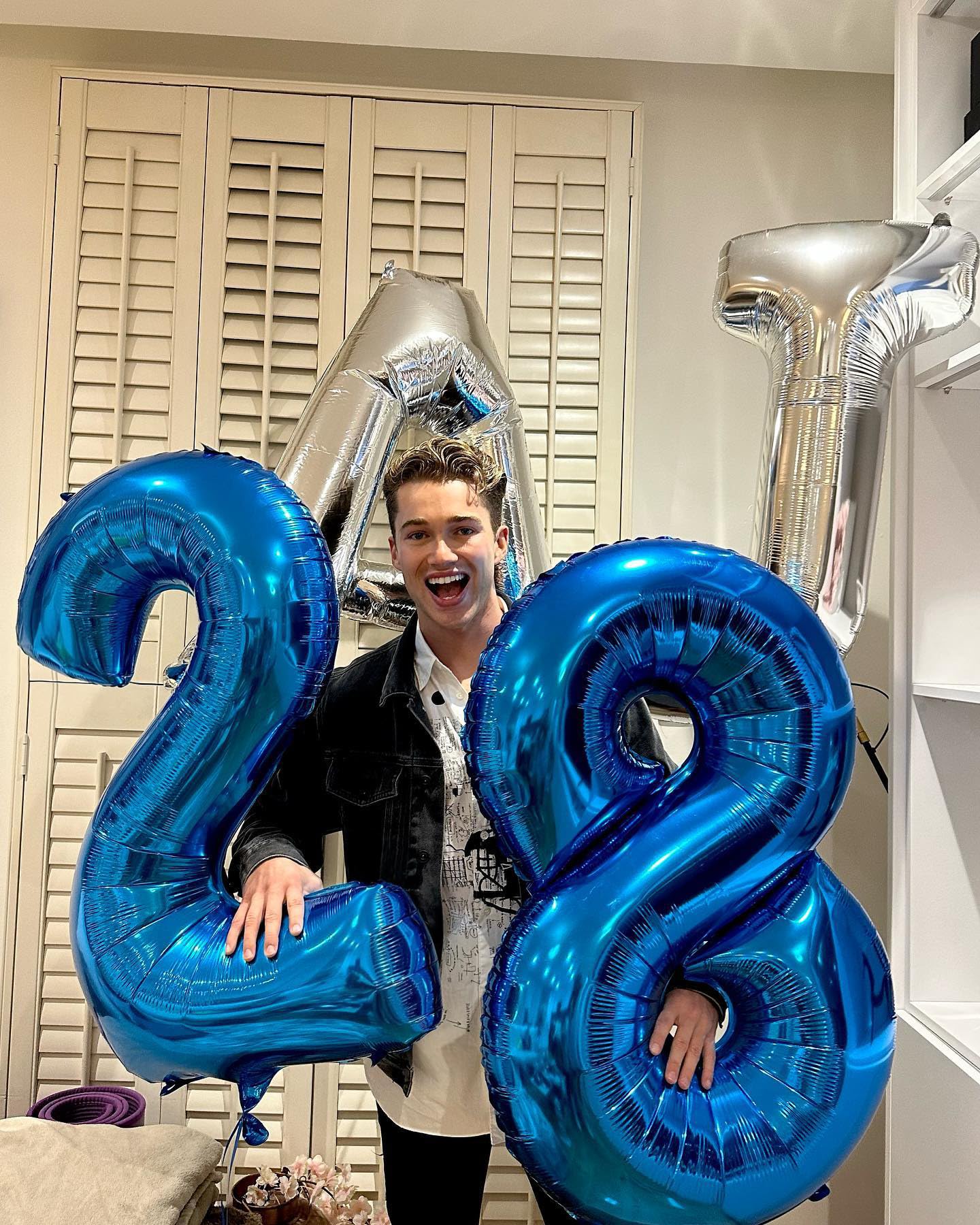 Navy Blue 2 Balloon, Number Balloon 40 Inch, Two Number Birthday Decorations, Second 2nd Birthday Party Supplies, Number 2
