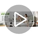 Queen Size Memory Foam Mattress Topper 3in White Gel Support Pressure Relief