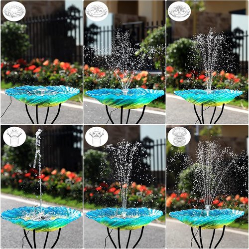 AISITIN 3.5W Solar Fountain Pump - Versatile Outdoor Water Feature for Bird Baths, Gardens & Ponds