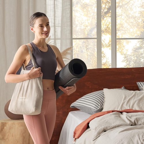 Bedsure Cooling Queen Sheet Set - Soft Linen Cotton Duvet Cover for Ultimate Comfort