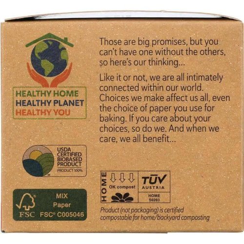 If You Care Baking Cups - Large Size, 60 Count | Eco-Friendly & Biodegradable