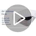 Twin Mattress Pad Cover - Deep Pocket Quilted Fitted Air Mattress Topper - Microfiber, Polyester Fill - Variation of Case Fabric Microfiber, Polyester Fill, Twin 15-23 Inch Deep