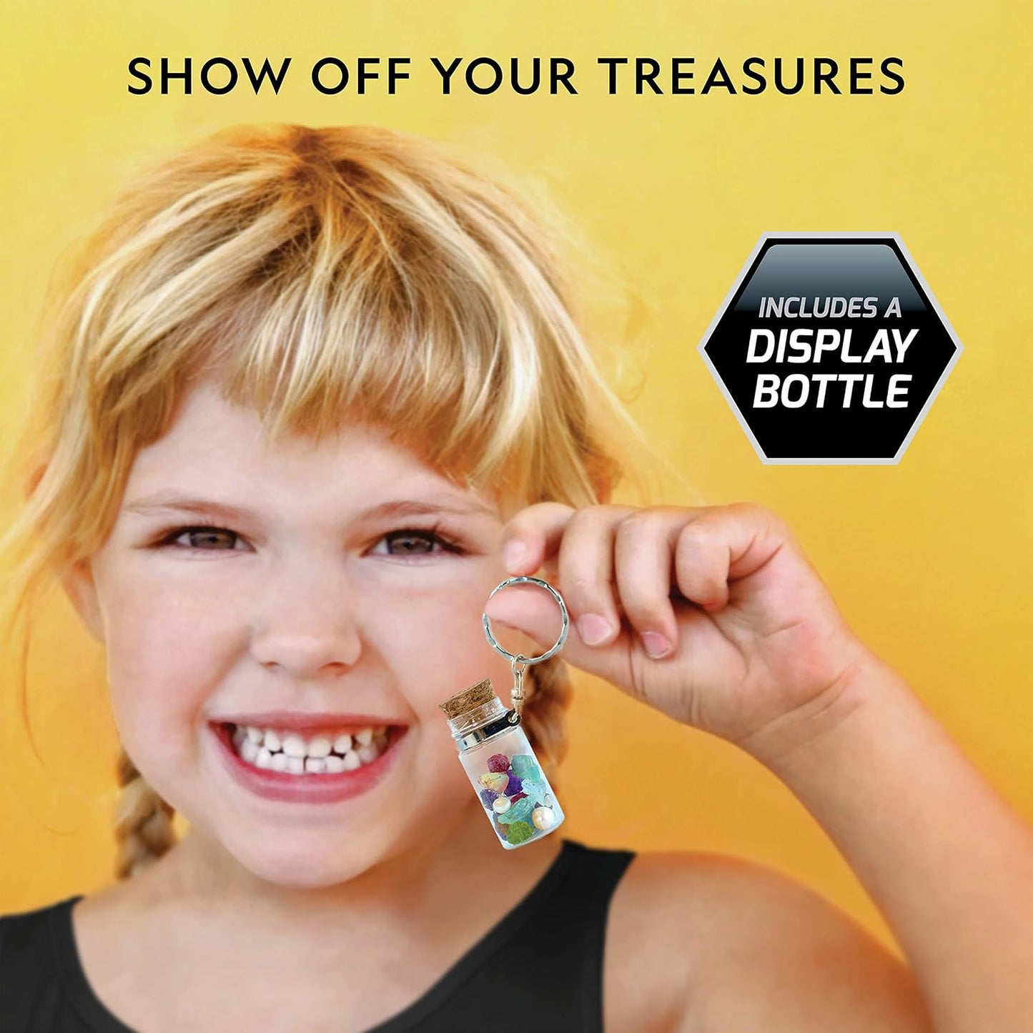 National Geographic Birthstone Dig Kit - Discover 12 Genuine Birthstones Including Diamond, Ruby, & Sapphire | Educational Science Kit