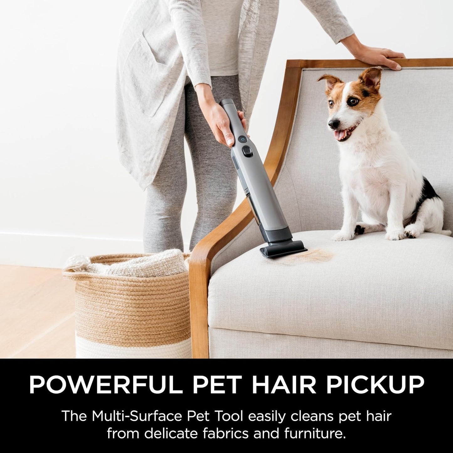 Shark WV201 WANDVAC Handheld Vacuum - Lightweight 1.4 lbs, Powerful Suction, Charging Dock, Graphite Slate