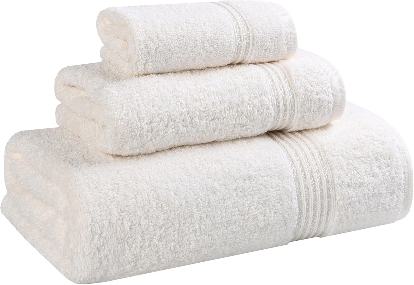 Superior Egyptian Cotton 6-Piece Towel Set, Bathroom Essentials, Towels For Bathroom, Apartment, Airbnb, Guest Bath, Face, Hand, Bath Towels, Washcloths, Absorbent, Fast Drying, Royal Purple