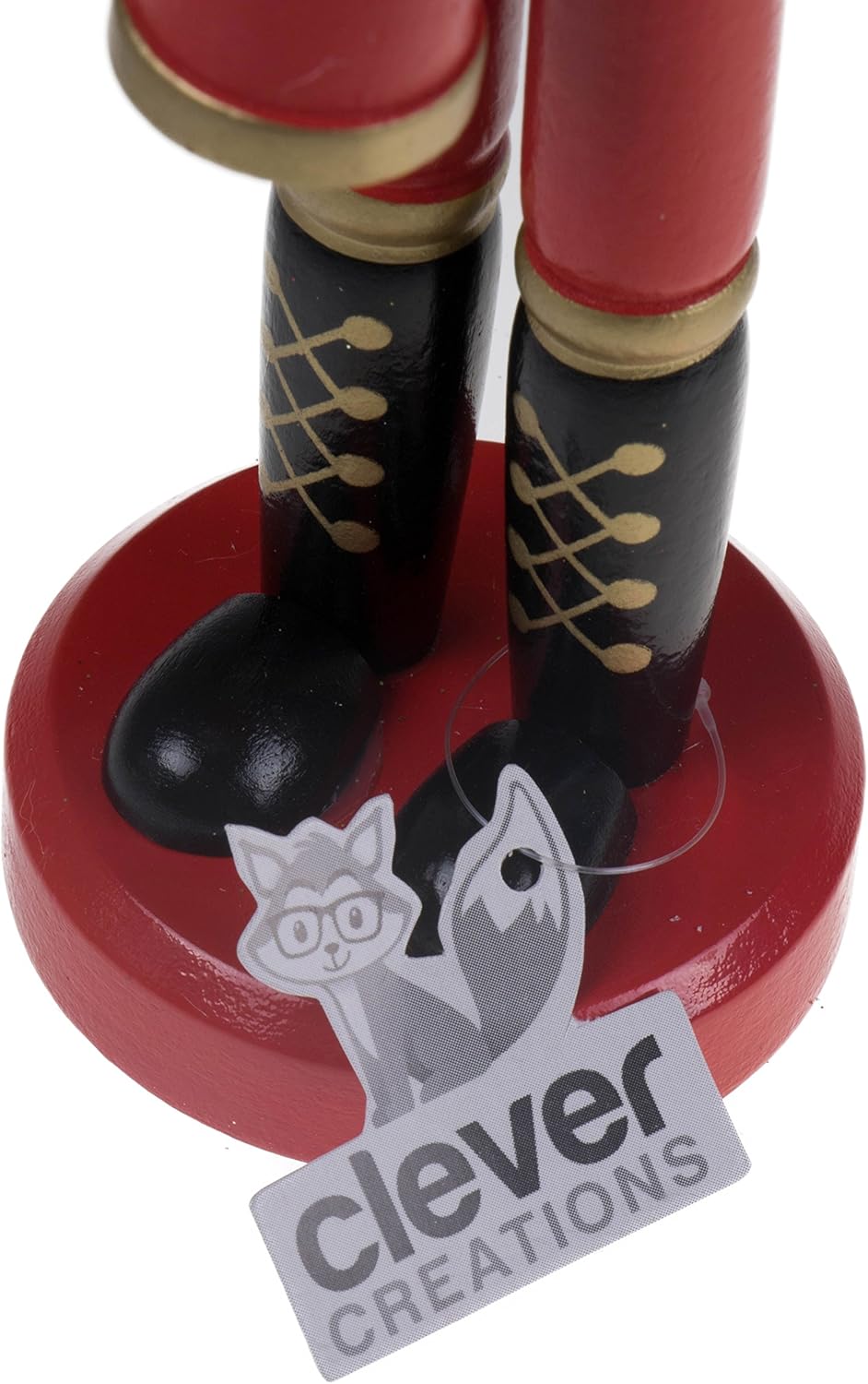 10-Inch White King Wooden Nutcracker - Festive Christmas Décor for Shelves
