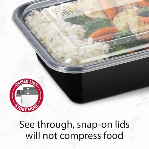 GoodCook Meal Prep Containers - Durable, BPA-Free | Perfect for Meal Planning & Storage