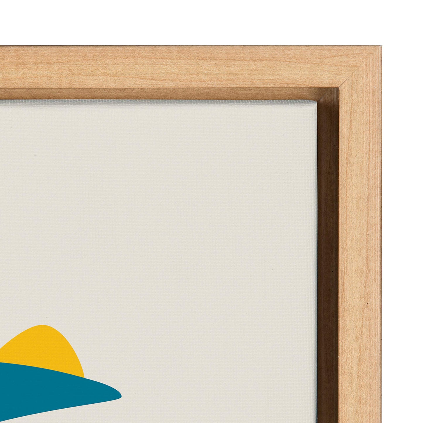 Kate and Laurel Sylvie Mid-Century Crocodile Framed Canvas Wall Art by Rachel Lee of My Dream Wall, 18x24 Natural, Chic Mid-Century Animal Art for Wall