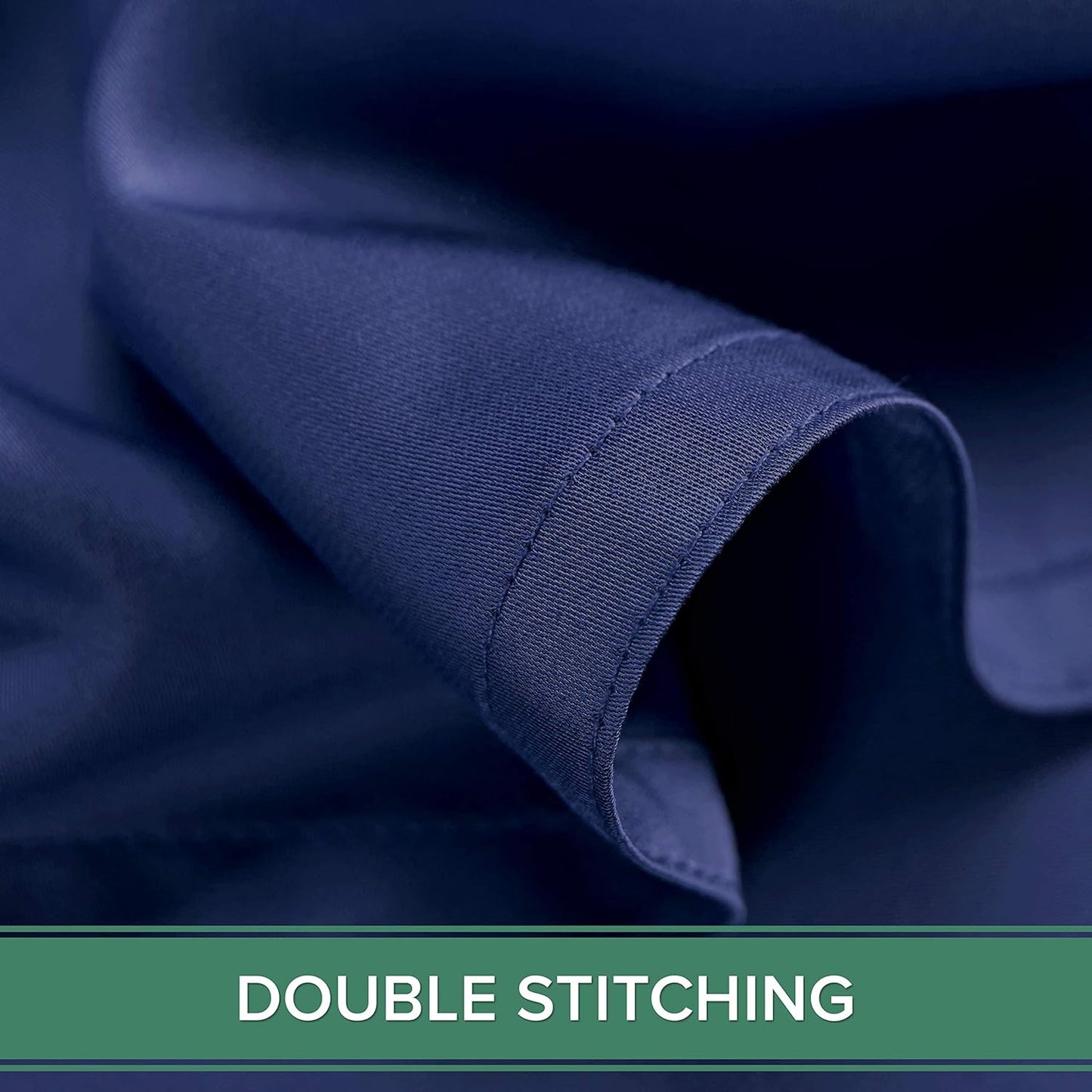 Pure Bamboo Queen Sheets - Luxuriously Soft & Cooling 100% Organic Viscose Bed Set | Cobalt Blue