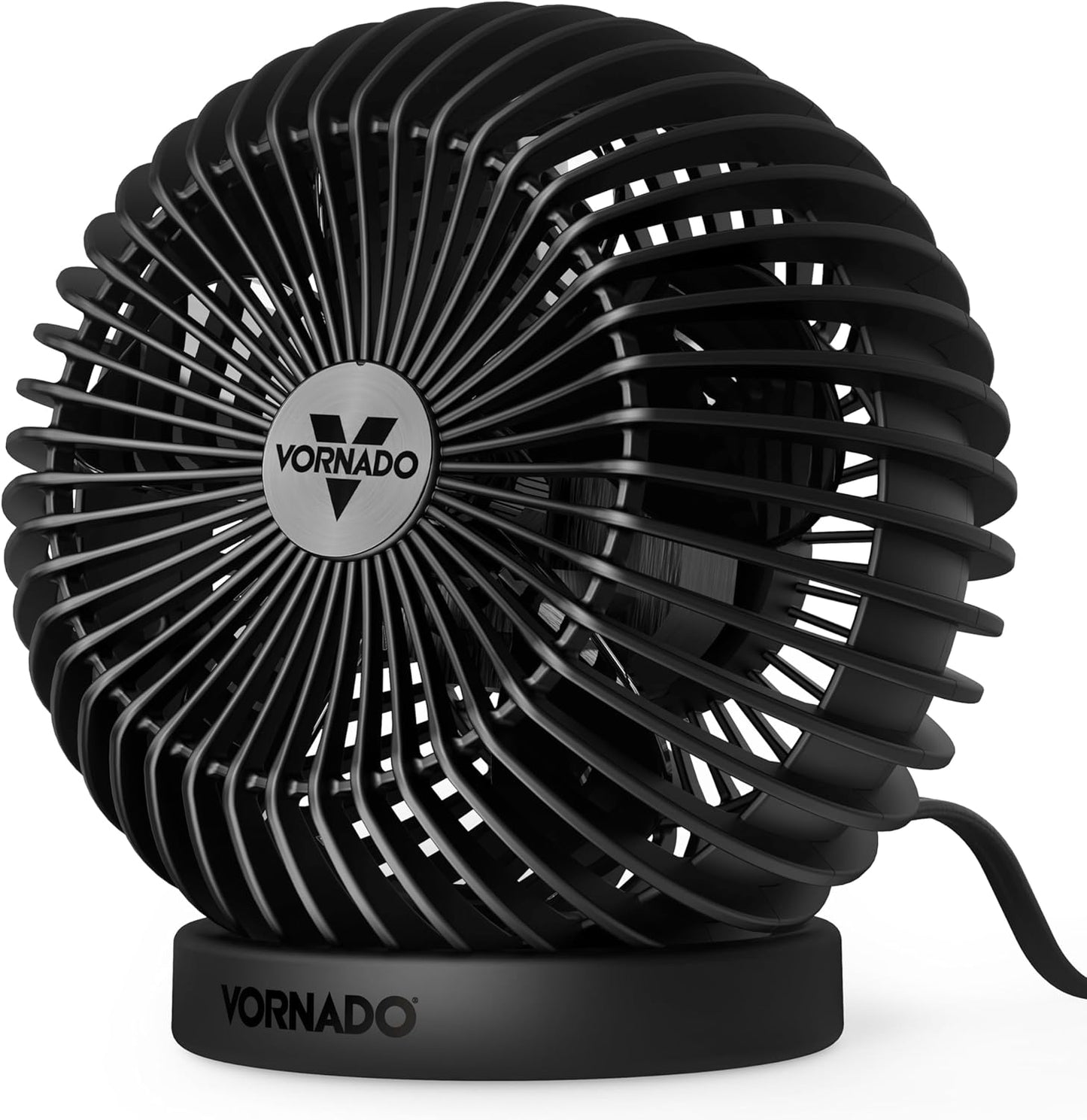 Vornado SPHERE Personal Fan - Quiet Operation & Targeted Airflow | 2 Speed Settings, Black
