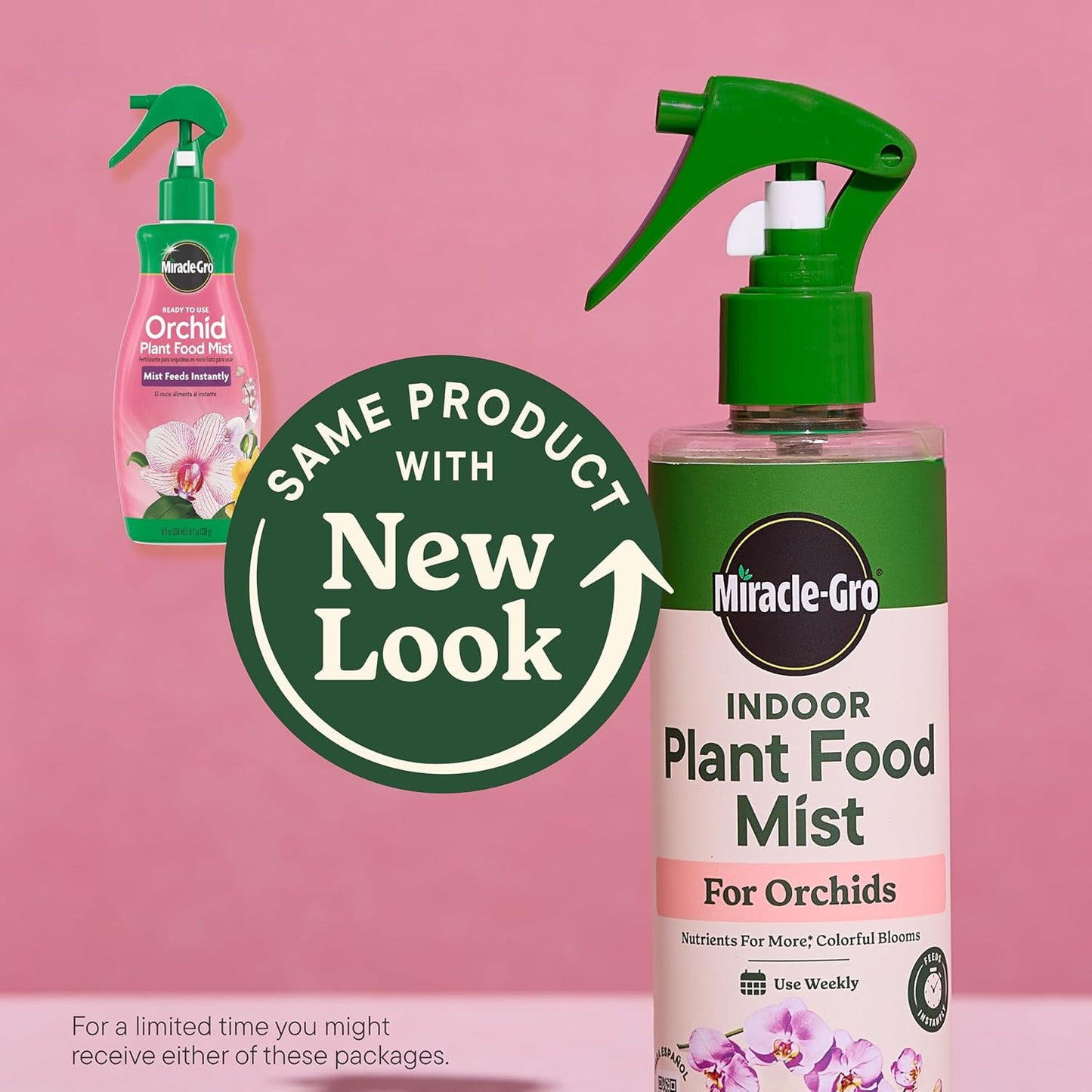 Miracle-Gro Indoor Plant Food Mist - Orchid Plant Nourishment | 8 Fl. Oz., 2-Pack