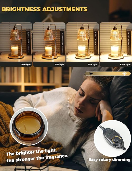 GODONLIF Candle Warmer Lamp - Dimmable with Timer | Perfect Birthday & Housewarming Gift for Women