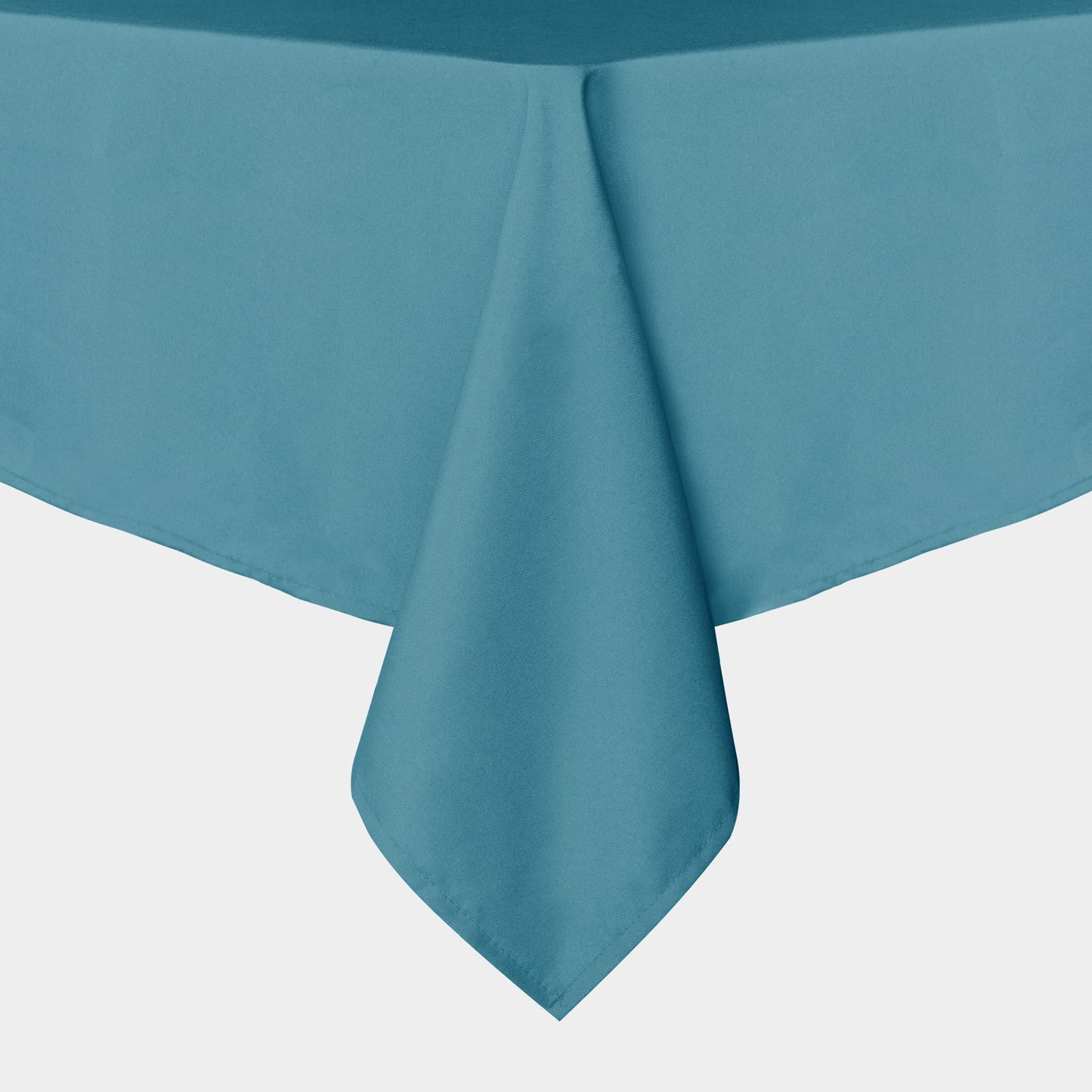 sancua Rectangle Tablecloth - 60 x 84 Inch - Stain and Wrinkle Resistant Washable Polyester Table Cloth, Decorative Fabric Table Cover for Dining Tables, Buffet Parties and Camping, Teal