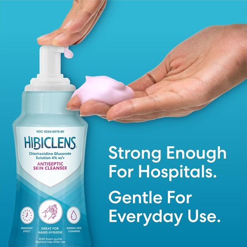 Hibiclens Antimicrobial Soap - 8 oz Foaming Pump for Effective Skin Cleansing | Hospital & Home Use
