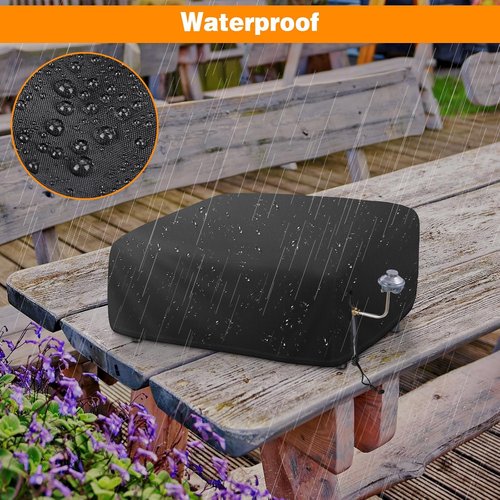 Blackstone Grill Cover - Waterproof Oxford Material for 17-Inch Griddle | Durable BBQ Protection