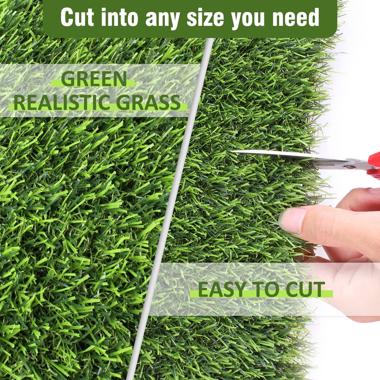 Kesfey Artificial Grass Table Runner 14 x 48 Inch Washable Synthetic Grass Table Runners Durable Trimmable Grass Rug Roll Tabletop Decorations Faux Grass Table Runner for Tea Golf Party Decorations