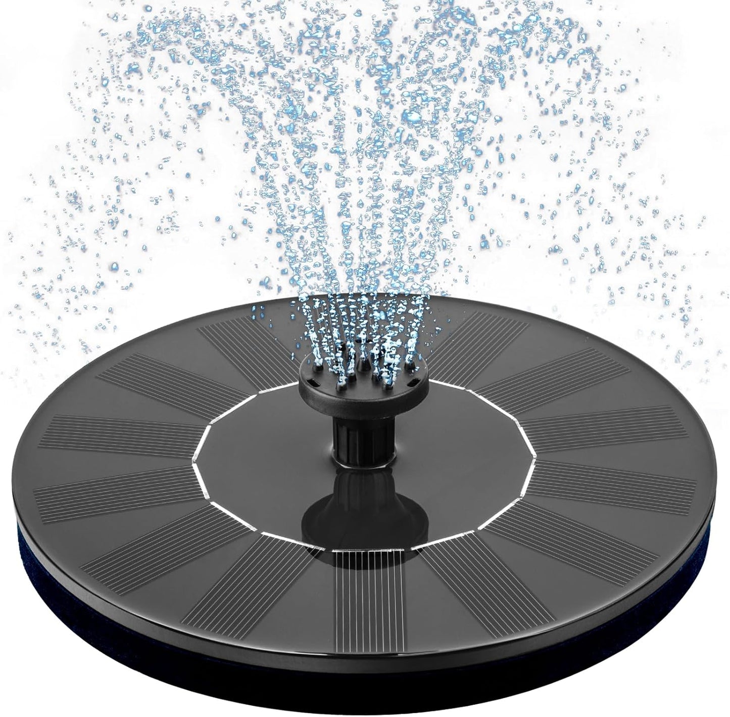 Mademax Solar Bird Bath Fountain Pump - 1W Floating Water Feature for Garden, Pond & Pool