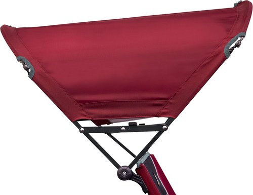 GCI Outdoor Comfort Pro Sunshade Chair - Cinnamon Red | Ultimate Relaxation & UV Protection