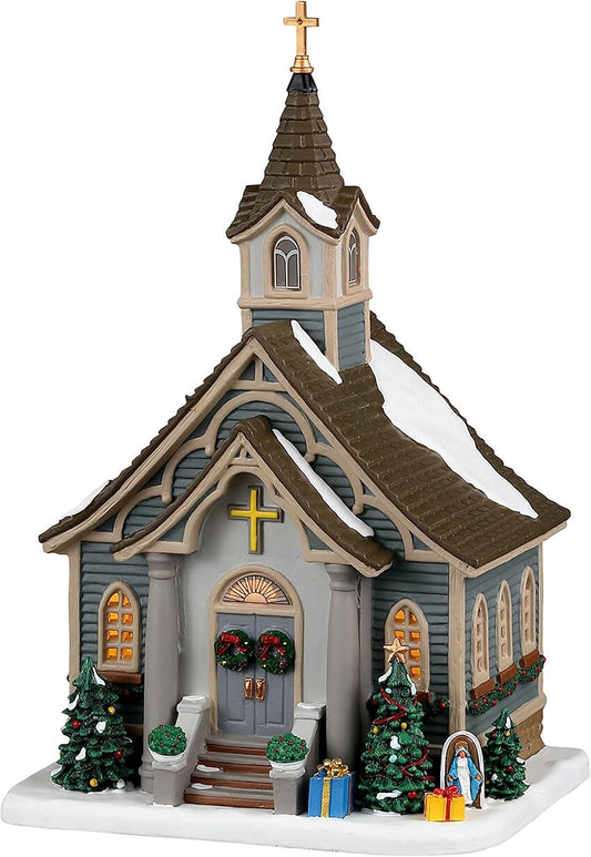 Lemax Small Town Church - Charming Holiday Decor for Festive Displays | 35066
