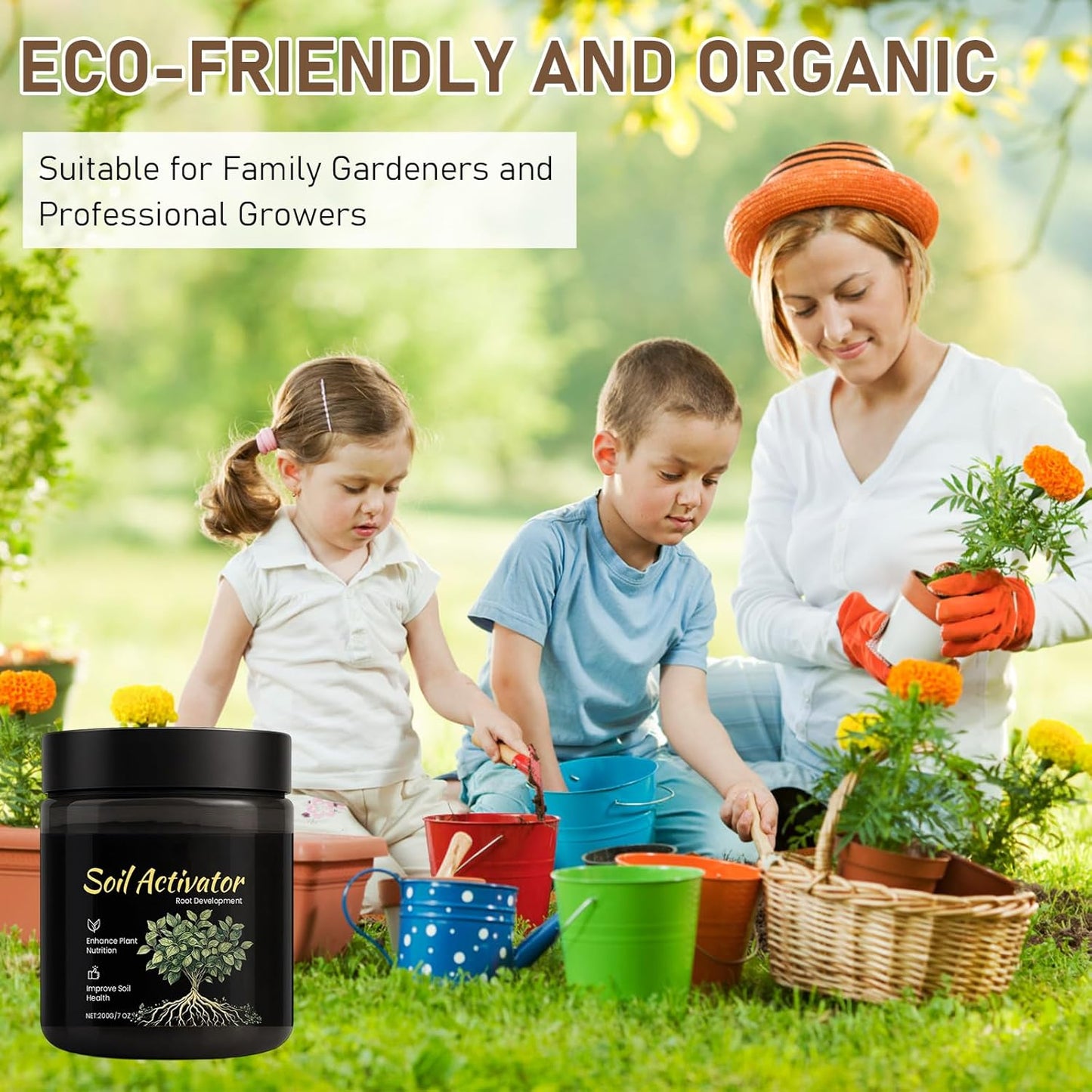 Soil Pro - Organic Soil Activator for Plants | Water Soluble Formula for Nutrient Absorption (1 Pcs)