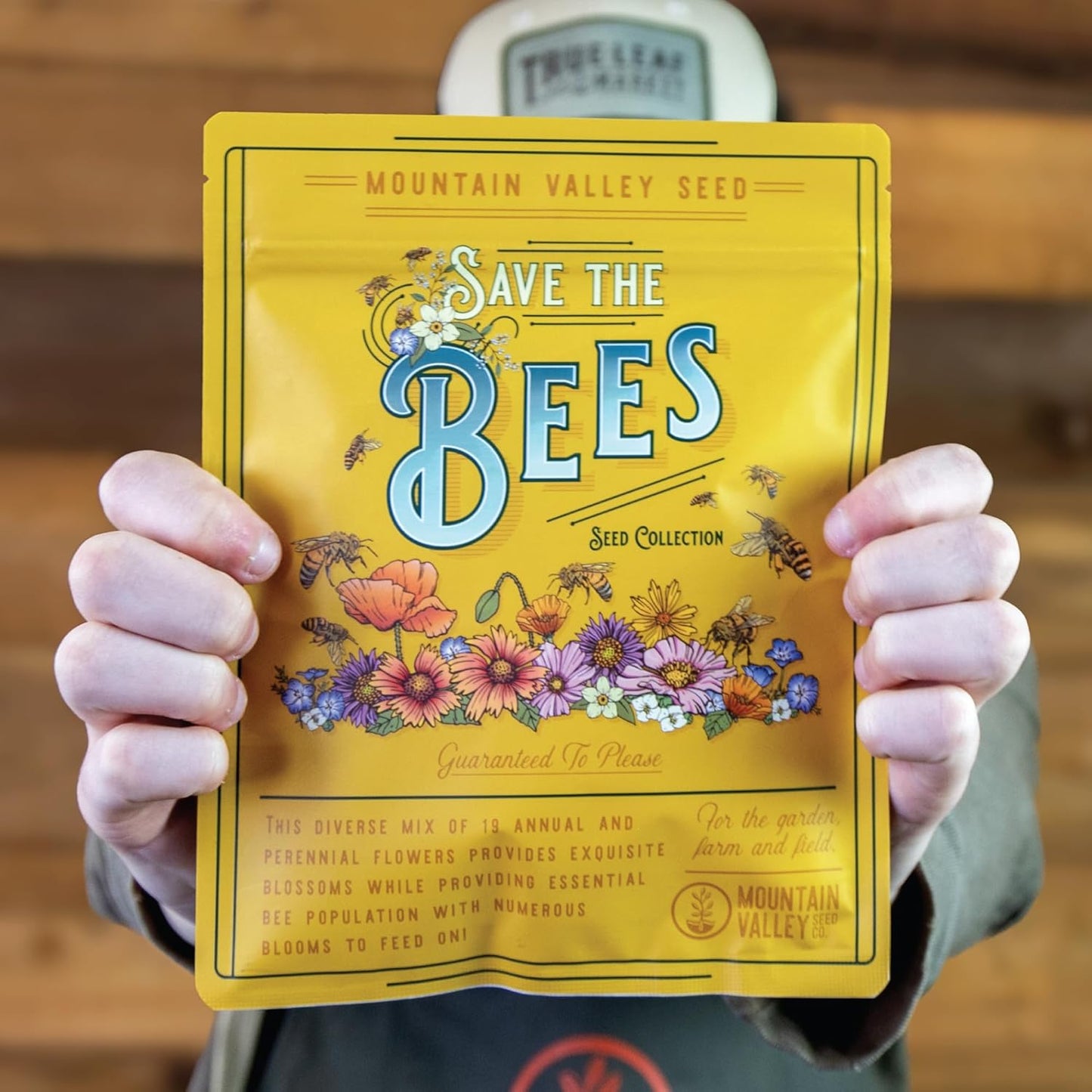 Wildflower Seeds | Save The Bees Mix - 80,000+ Non-GMO Seeds in 2 Oz. for Pollinator-Friendly Planting