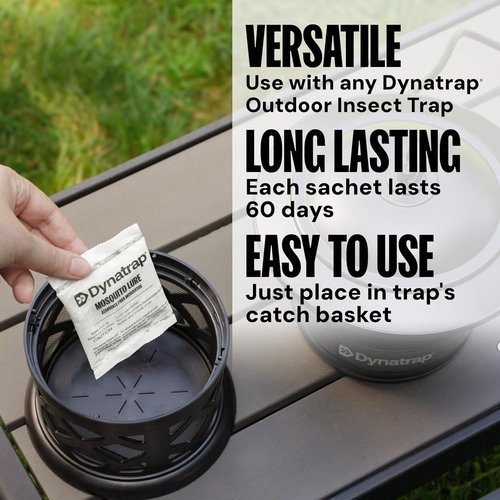 DynaTrap Mosquito Lure Sachet - Attracts Mosquitoes for Any DynaTrap | Lasts 60 Days