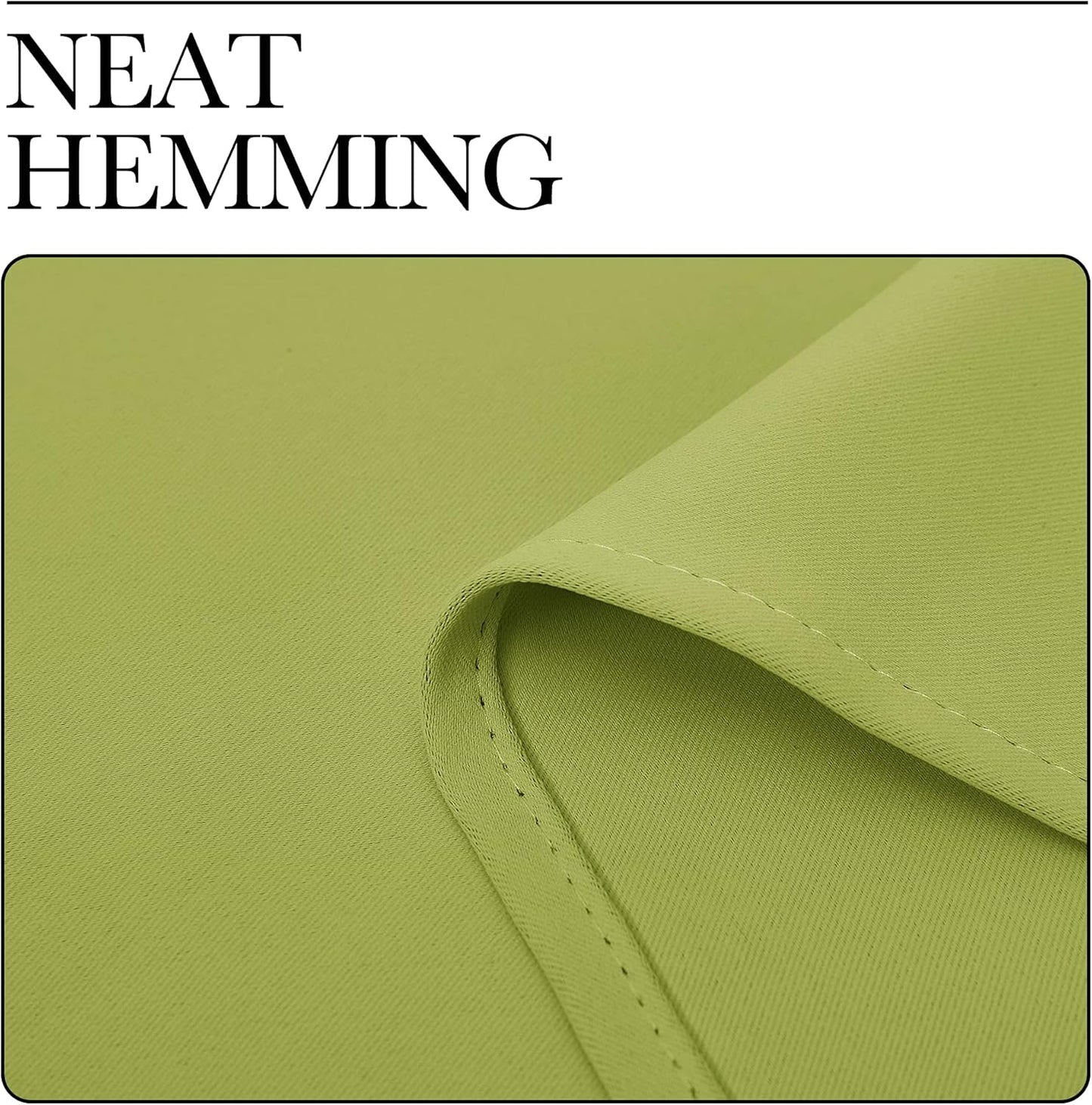 NICETOWN Blackout Curtains - Fresh Green Thermal Insulated Drapes | 40" Length, 29" Wide, 2 Panels for Kitchen